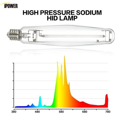 Ipower 2-PACK 1000-Watt Super HPS Grow Light Bulb for Magnetic and Digital Ballast, 2PK GLBULBH1000X2